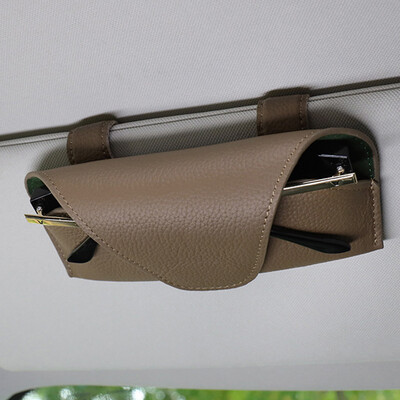 Automobilių akinių laikiklis universaliems automobiliniams saulės skydams saulės akinių laikikliai kortelės bilietų laikymo segtukų laikikliai dėklai priedai