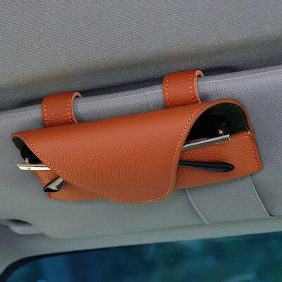 Automobilių akinių laikiklis universaliems automobiliniams saulės skydams saulės akinių laikikliai kortelės bilietų laikymo segtukų laikikliai dėklai priedai