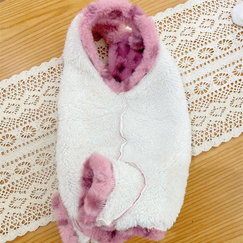 Ziemas silts flīsa 4 kāju džemperis priekš Sfinksas kaķu apģērba bieza zila bezpiedurkņu veste kaķim mīksts leoparda mētelis priekš Devon Rex