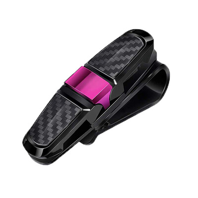 Husă universală pentru ochelari pentru mașină Cutie pentru ochelari cu parasolar auto Cutie pentru ochelari de soare Suport pentru bilete pentru carduri Husă pentru stilouri Cutie cu cleme Accesorii