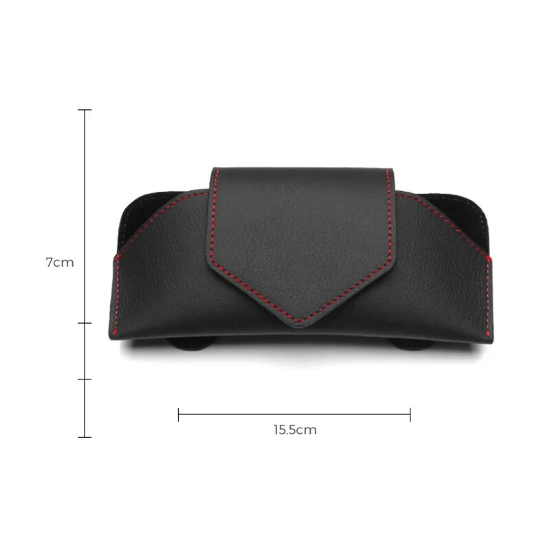 Husă pentru ochelari pentru mașină Suport pentru ochelari pentru parasolar auto Suport pentru ochelari de soare Clip pentru card Suport bilet universal Accesorii auto multifuncționale