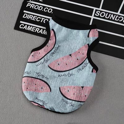 Apsauginiai rūbai katėms Vasarinė naminių gyvūnėlių liemenė Itin plona, kvėpuojanti, miela spausdinta kačiuko šuniuko rūbai triušiui Pižamos ropa gato