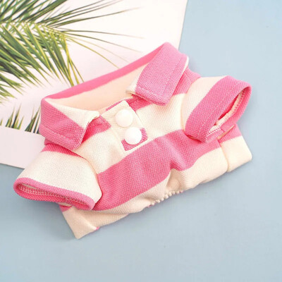 Tricou polo la modă de vară pentru pisici Haine cu două picioare Cămașă pentru cățeluș Îmbrăcăminte subțire pentru animale de companie