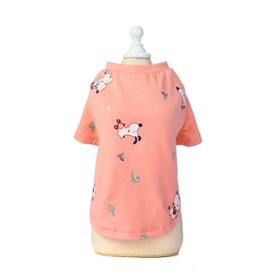 Sweet Print Sfinkso katės liemenė marškinėliai Vasariniai medvilniniai rūbai katėms Gotas mascotas Drabužiai Katten Kedi Kostiumas vetement chat