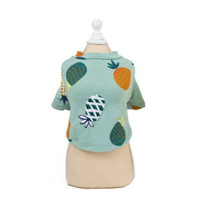 Sweet Print Sfinkso katės liemenė marškinėliai Vasariniai medvilniniai rūbai katėms Gotas mascotas Drabužiai Katten Kedi Kostiumas vetement chat