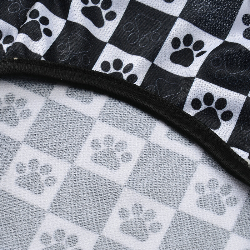 Vestă de vară pentru pisici pentru câini, pentru câini de talie mică, mijlocie, pisici, moale, confortabil, respirabil, pentru animale de companie, pisicuță, cățeluș, cu amprente labe, haină chihuahua