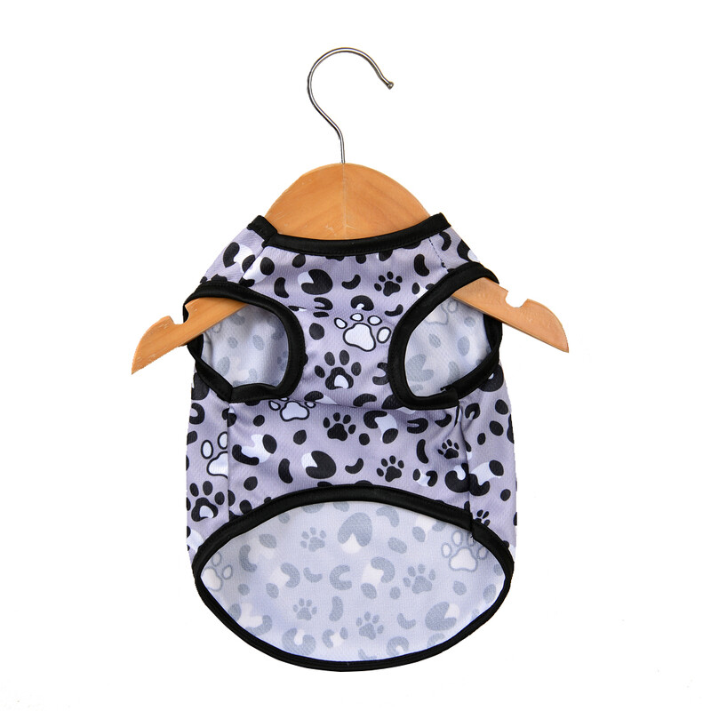 Haine de vară pentru pisici, cu imprimeu leopard, vestă pentru animale de companie, pentru câini de talie mică, tricou subțire, respirabil