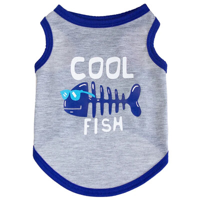 Ljetna pamučna odjeća za mačke Sphynx Odjeća Otisnuta slova Pet prsluk Majica za mačke Gotas Kitten Garfield Majice maskote Odjeća