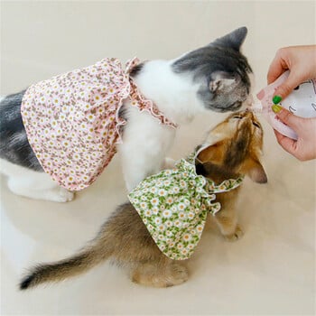 Лятна памучна пола с тиранти котка сфинкс Love Flower Pet Princess Dresses for Cats Gotas Katten Kedi Dog Dress mascotas Clothes