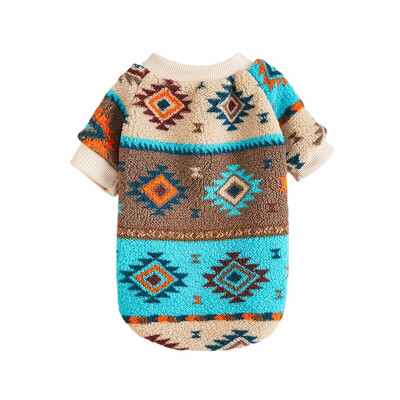 Nemzeti stílusú macska kölyök pulóver őszi téli kisállatruházat polár pulóver kis kutyáknak macskáknak cica szfinx ruházati ruhák