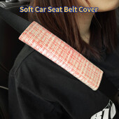 Puha autó biztonsági öv huzat Univerzális Auto biztonsági öv huzatok Meleg plüss vállpárna védő Biztonsági övek Vállvédelem