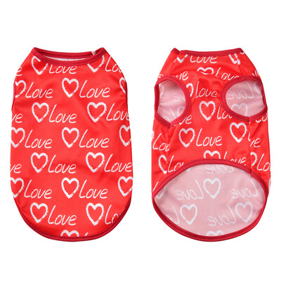 Ballīšu modes kaķu apģērba veste maziem un vidējiem kaķiem, suņiem, smieklīgi saģērbtiem kaķēnu sirds apdrukas omulīgi apģērbi mājdzīvnieku kospleja kostīmi