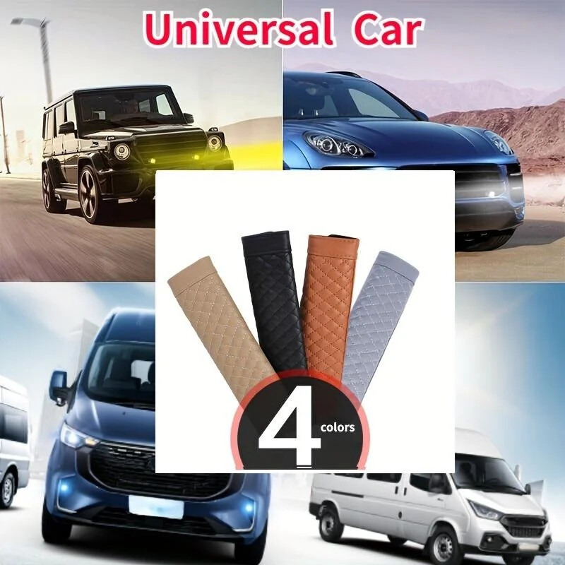 Universāls automašīnas drošības jostas pārsegs auto stilīgs sēdekļa plecu siksnas spilventiņš spilvenu pārvalks automašīnas aksesuāri
