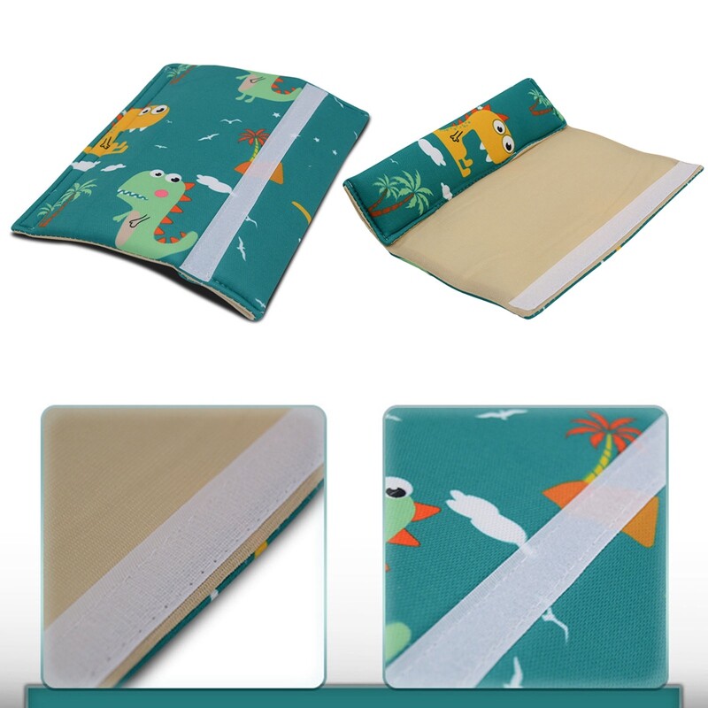 Kvėpuojantis tinklinio audinio saugos diržo užvalkalas, 2 dalys Vaiko saugos kėdės dinozauras astronautas ant pečių animacinio filmo automobilio saugos diržo užvalkalas