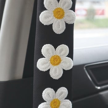 1 τμχ Flower Shoulder Pad Ζώνη ασφαλείας αυτοκινήτου Μικρή διακόσμηση εσωτερικού χώρου Προστασία κινουμένων σχεδίων Δημιουργική ασφαλιστική κάλυψη Αξεσουάρ αυτοκινήτου