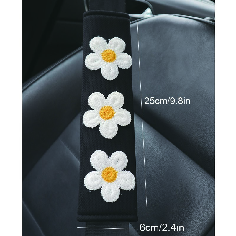 1 buc. Umăr cu flori Centura de siguranță Mic Decorație interioară Protecție Cartoon Creativ Asigurări Accesorii auto