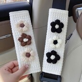 2023 Husă pentru centură de siguranță auto Lalea drăguță Flori proaspete Patru anotimpuri Husă pentru centură de asigurare auto Accesorii pentru interior auto