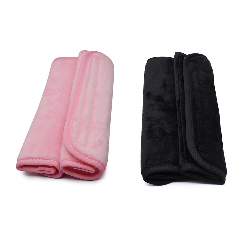 Automašīnas drošības jostas pārvalks Drošības jostas spilvens, matains plecu polsteris, ērts pieaugušajiem, jauniešiem, bērniem, aizsargs, rozā salona aksesuāri