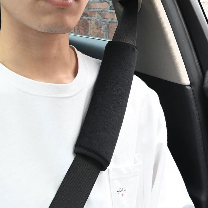 2 buc. Huse pentru centuri de siguranță din desene animate Accesorii pentru mașină din pluș moale pentru umăr auto Protector interior pentru centuri de siguranță pentru adulți, tineri, copii