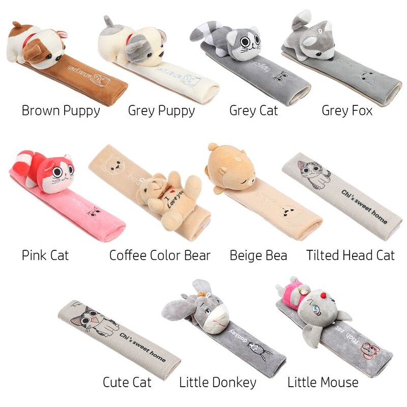 Centura de siguranță cu desene animate Centura de siguranță pentru mașină Protector de umăr pentru mașină Accesorii pentru mașină Protector interior pentru centura de siguranță