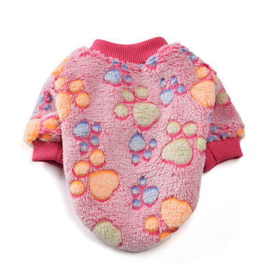 Drabužiai naminiams gyvūnėliams Rudens žiema šilta kačių šunų striukė mažiems ir vidutiniams šunims Katėms lauke karvėms Spausdinti kačiuko šuniuko šnaucerio mopso apranga