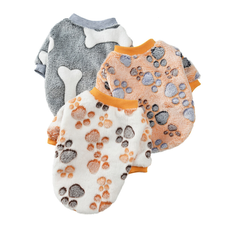 Drabužiai naminiams gyvūnėliams Rudens žiema šilta kačių šunų striukė mažiems ir vidutiniams šunims Katėms lauke karvėms Spausdinti kačiuko šuniuko šnaucerio mopso apranga