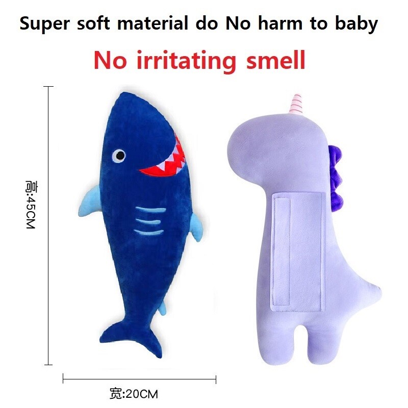 Husă centură de siguranță pentru mașină Protector centură de siguranță pentru copii Pernă pentru gât Suport pentru cap de dormit Unicorn Curea de pernă drăguță pentru copii, fată, băiat