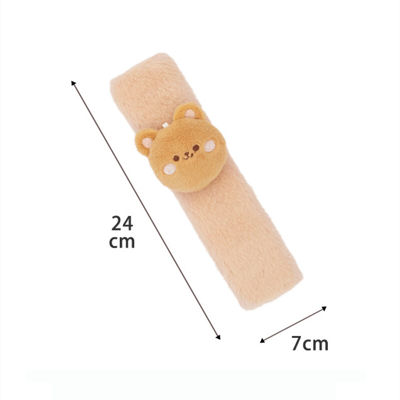 Păr de iepure nou din pluș mașină din desene animate urs huse centură de siguranță universală centură de siguranță auto protecția umărului accesorii pentru interiorul mașinii