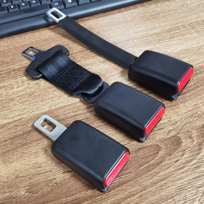 Universāla automašīnas drošības josta 23cm drošības jostas pagarinājuma spraudnis, drošības jostas klipsis, regulējams pagarinātājs, bērnu universāls pagarinājums