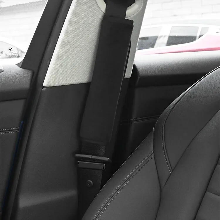 2 buc. Husă universală pentru centură de siguranță pentru mașină, husă reglabilă pentru centură de siguranță, huse pentru curele de umăr, tampă de protecție pentru umeri auto, accesorii auto