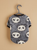 Kisállat ruhák kutya macska flanel pulóver panda mintás divatos, egyszerű és nagyvonalú