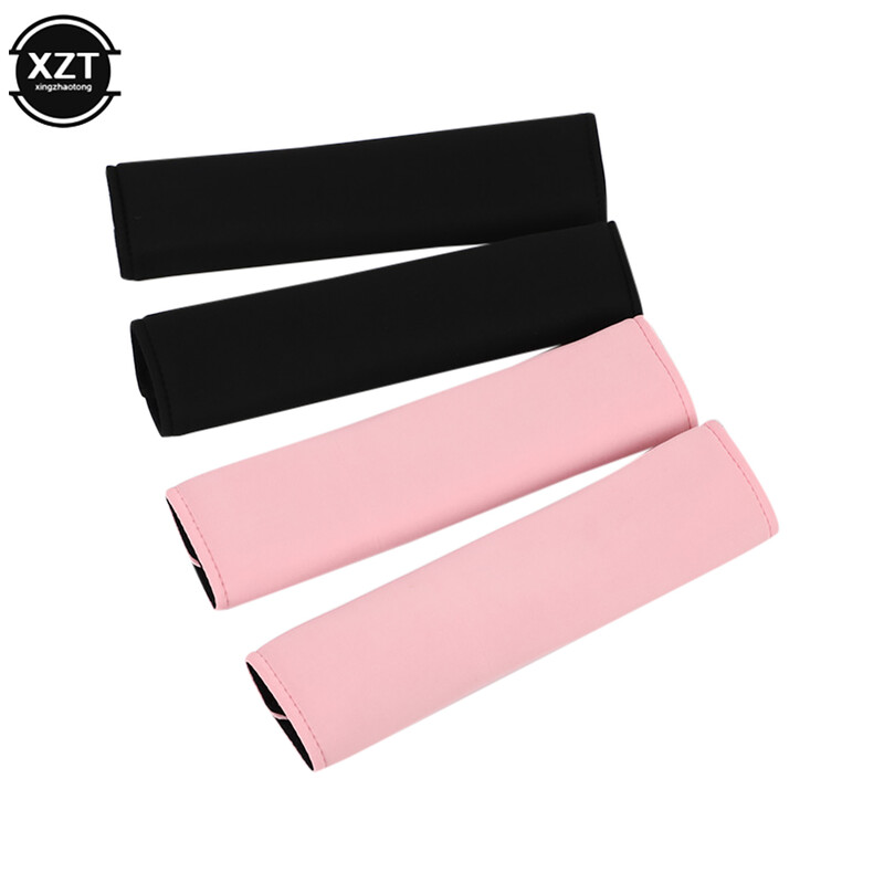 Husă universală pentru umăr centură de siguranță Funda drăguță pentru umăr pentru mașină Decorare centură de siguranță Accesorii pentru mașină Material din mătase de gheață