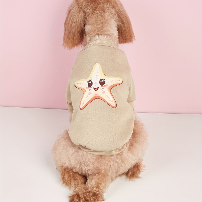 Drabužiai gyvūnams, šunys, katės, megztiniai, šilti ir patogūs su aksomu, marginti drabužiai, paprasti ir dosnūs