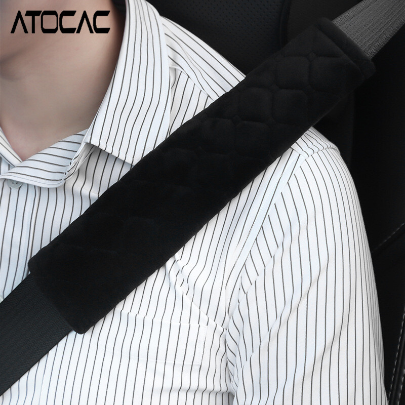 2 buc. centură de siguranță pernuță de umăr mașini centură de siguranță mânecă de pluș curea de rucsac husă universală de protecție pentru camioane accesorii de interior auto