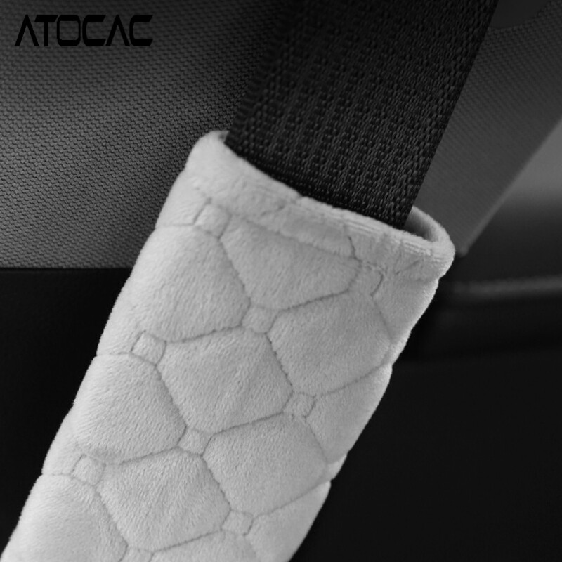 2 buc. centură de siguranță pernuță de umăr mașini centură de siguranță mânecă de pluș curea de rucsac husă universală de protecție pentru camioane accesorii de interior auto