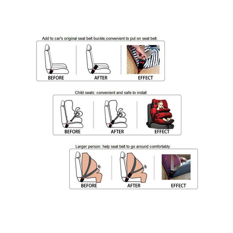 1 ks/2 ks predlžovač bezpečnostného pásu do auta, kryt bezpečnostného pásu, výplň bezpečnostného pásu, predĺženie spony, spona bezpečnostného pásu, príslušenstvo do auta