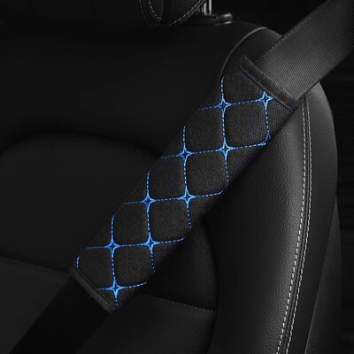 Lininis išsiuvinėtas kvėpuojantis audinys Automobilio saugos diržo peties diržo dangtelis Draudimo dirželio dangtelis Automobilio priedai