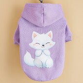 Mājdzīvnieku drēbes, suņi, kaķi, sporta krekli, silti un ērti ar samtu, apdrukātas drēbes, vienkāršas un dāsnas