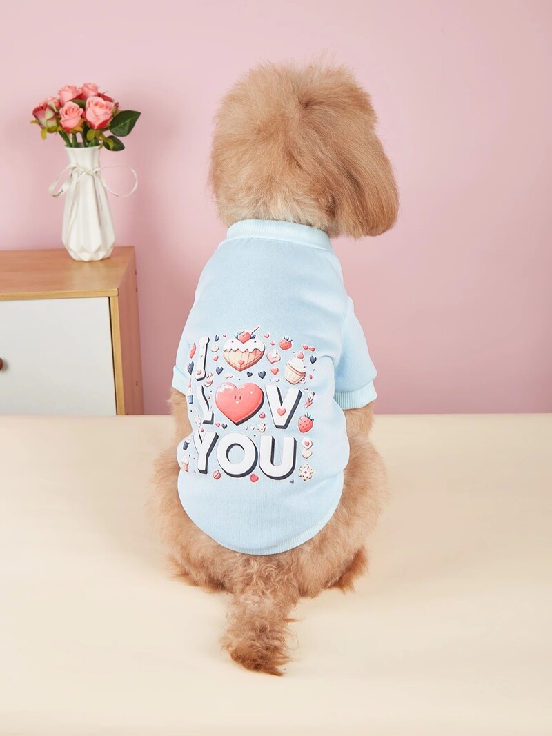 Kisállat ruhák, kutyák, macskák, pulóverek, meleg és kényelmes bársony, nyomott ruhák, egyszerű és nagyvonalú