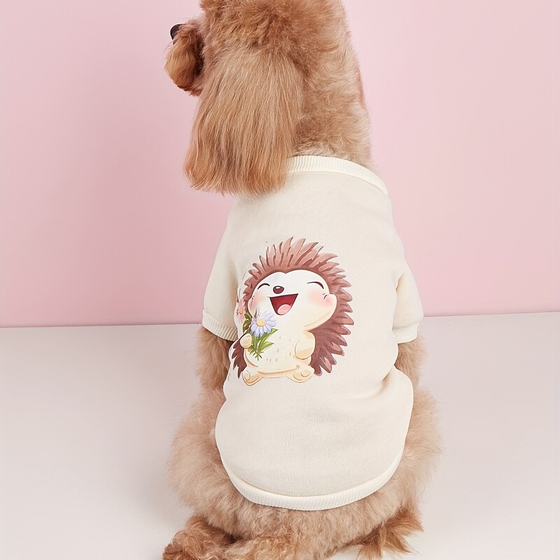 Mājdzīvnieku drēbes, suņi, kaķi, sporta krekli, silti un ērti ar samtu, apdrukātas drēbes, vienkāršas un dāsnas