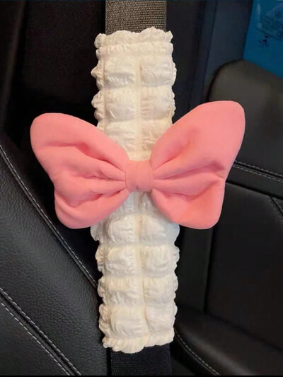 Husa de umăr pentru centura de siguranță pentru mașină, 1 bucată, drăguț Pufferg, husă de umăr pentru guler de mașină, Patru anotimpuri, consumabile generale pentru automobile