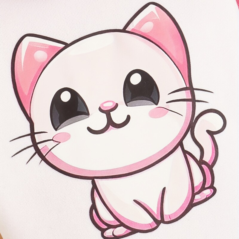 Mājdzīvnieku drēbes suņu kaķu sporta krekls ar kapuci ar samta siltu un ērtu baltu šuvju rozā apģērbu ar apdrukām Vienkāršs un vispārīgs