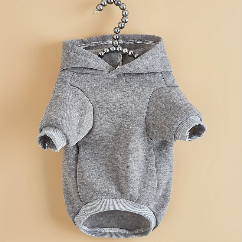 Pulóver kisállat kutya kutya macska kapucnis pulóver gyapjú kényelmes és meleg mintás mintával aranyos és egyszerű