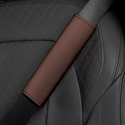 2db Kopásálló bőr autóbelső dekoráció kellékek autó biztonsági öv huzat dekoráció senior sense