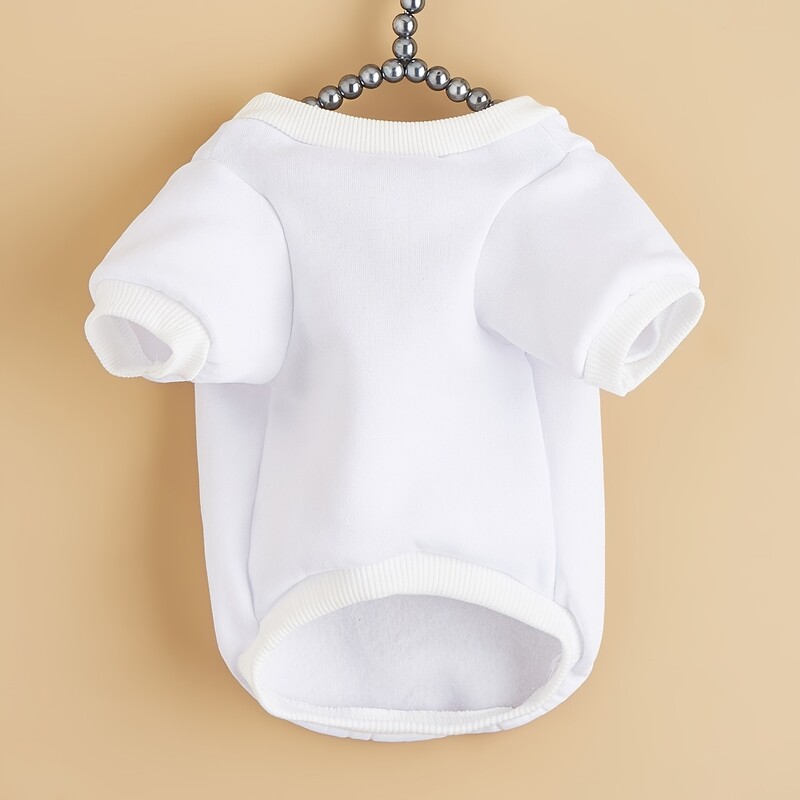 Kisállat ruhák, kutyák, macskák, pulóverek, meleg és kényelmes bársony, nyomott ruhák, egyszerű és nagyvonalú