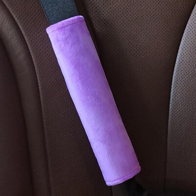 Universāls automašīnas drošības jostas pārvalks Regulējams plīša automašīnas drošības jostas pārvalks plecu paliktnis bērniem pieaugušajiem Auto salona piederumi