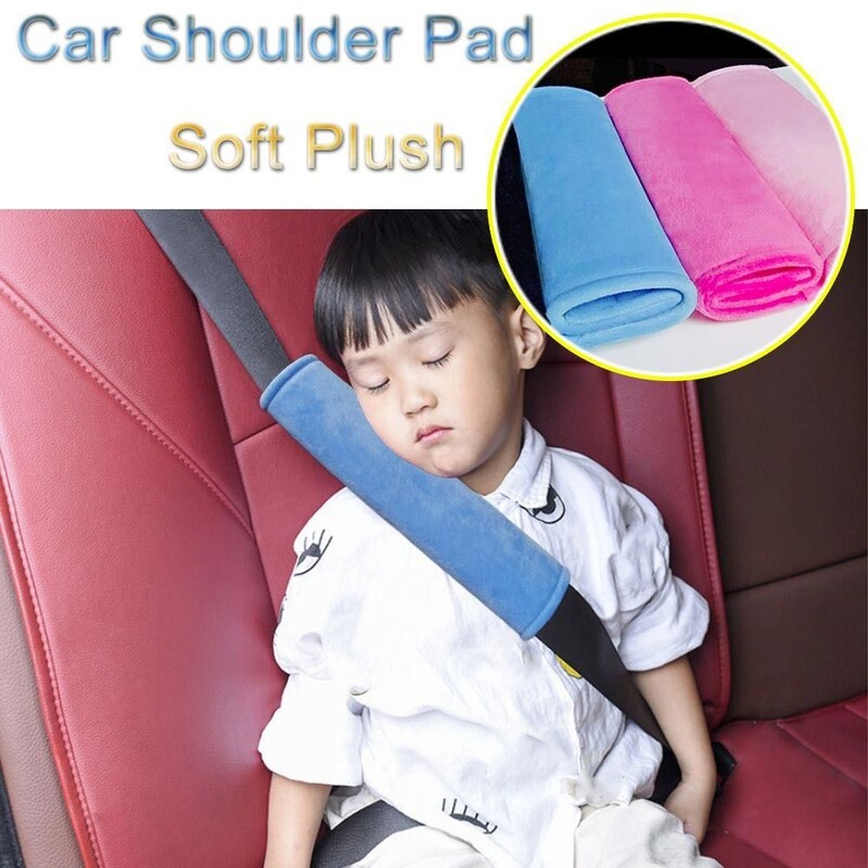 Universāls automašīnas drošības jostas pārvalks Regulējams plīša automašīnas drošības jostas pārvalks plecu paliktnis bērniem pieaugušajiem Auto salona piederumi