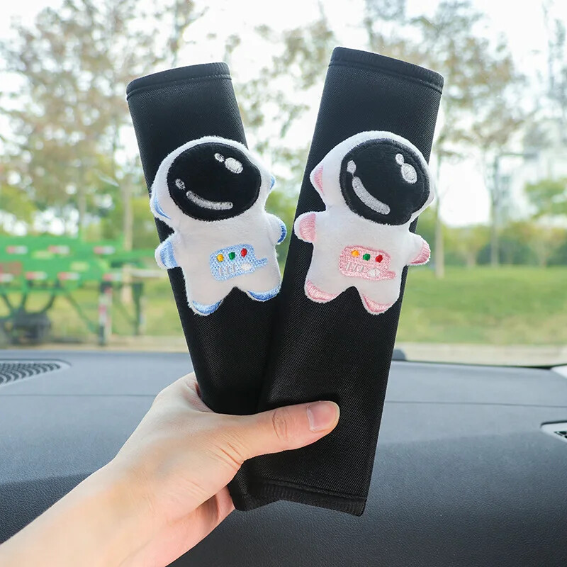 Cartoon autós biztonsági öv huzat vállpánt heveder párna vállpárna védő Biztonsági védelem autós kiegészítők lányoknak