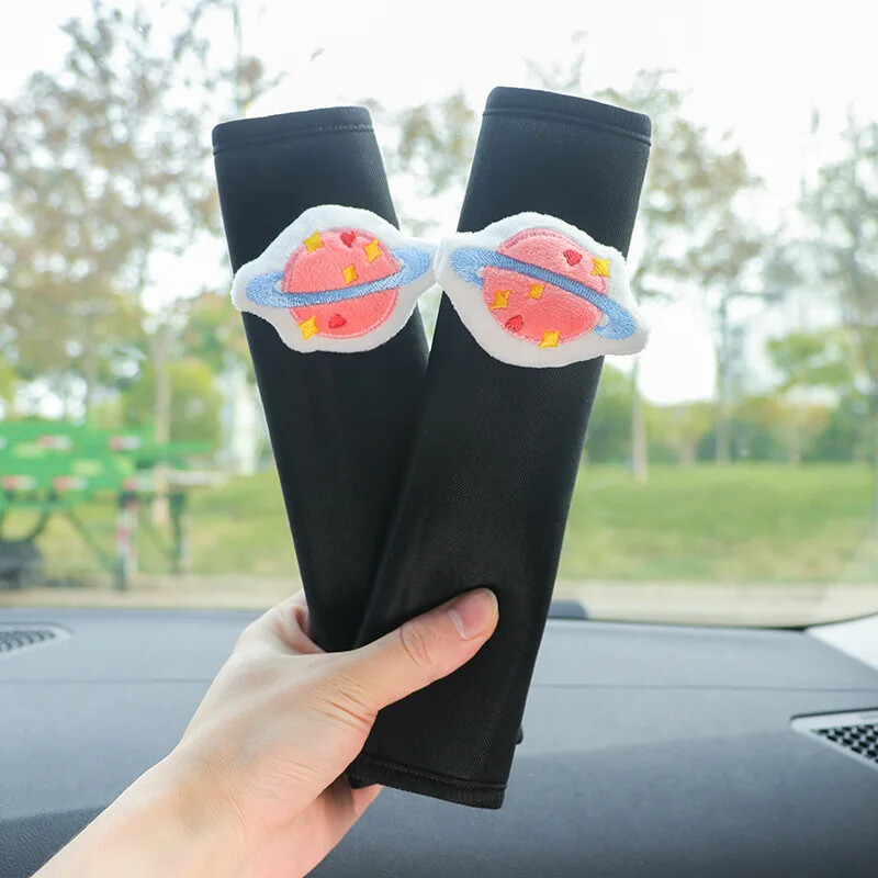 Cartoon autós biztonsági öv huzat vállpánt heveder párna vállpárna védő Biztonsági védelem autós kiegészítők lányoknak