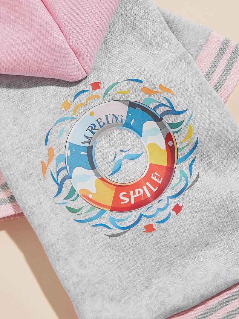 Mājdzīvnieku drēbes suņu kaķu jaka siltas un ērtas drēbes ar apdrukām Vienkāršs un dāsns